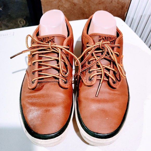 SUPER RARE VINTAGE LEATHER LACE UPS W/ORIG LACES - Picture 5 of 11